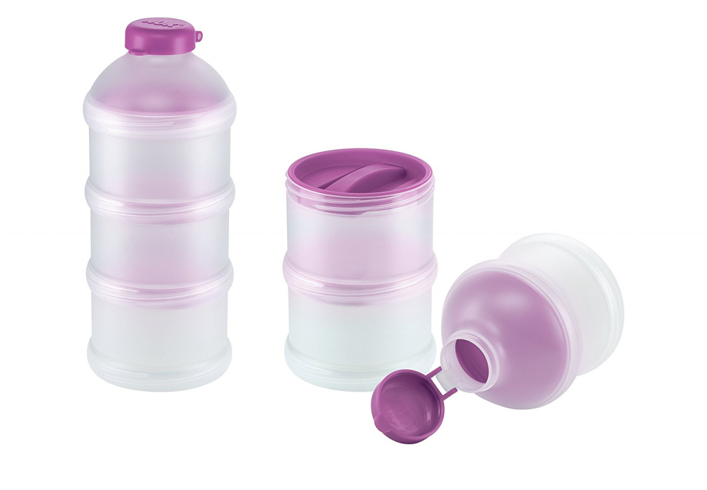 Nuk 10256328 Milchpulver-portionierer Stapelbar Einfülltrichter Bpa-frei Violett